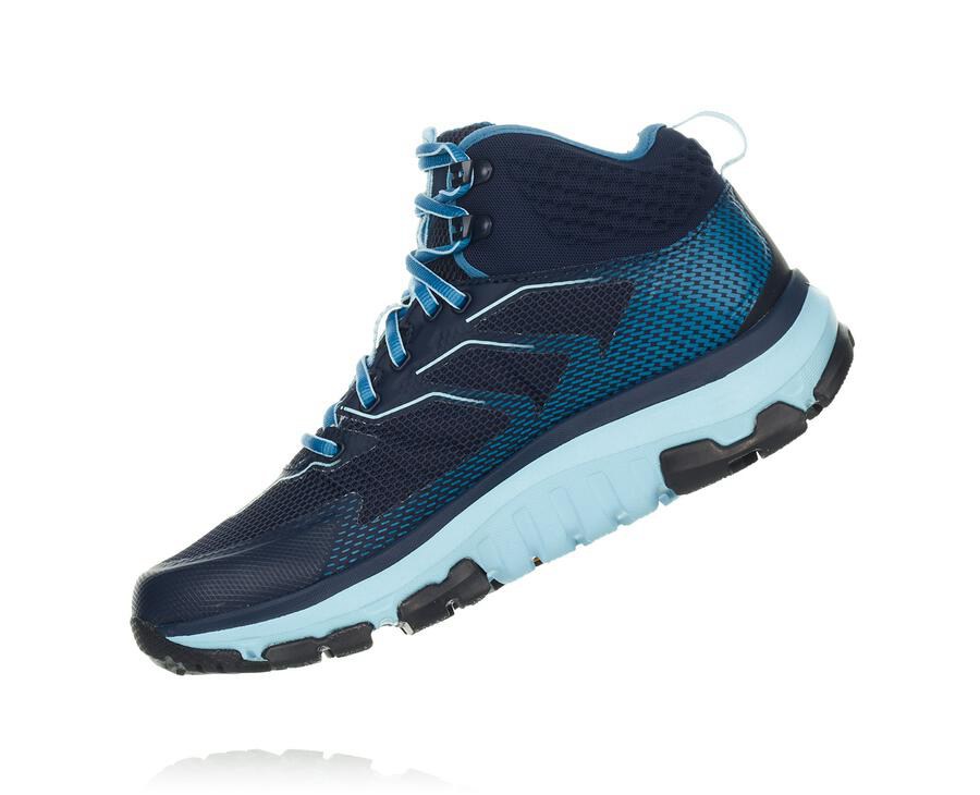 Sapatilhas Hoka One One Feminino Azuis - Toa Gore-Tex - 162-YQFJRB